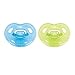NUK Newborn 100% Silicone Orthodontic Pacifier, 0-3 months, Assorted Colors, 2 pk