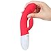 Heating G-Spot Rabbit Vibrator with Bunny Ears for Clitoris Stimulation, Waterproof Rechargeable Dildo, EROCOME Crater Adult Sex Toys with 8 * 8 Different Modes for Women