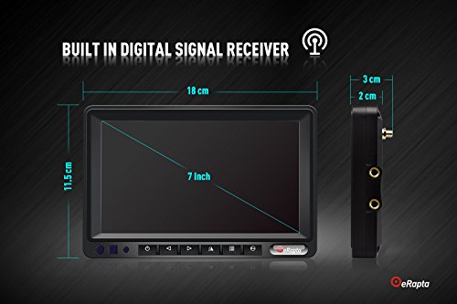 Wireless Backup Camera and Monitor Kit Reverse Rearview Cam Digital Signal 2018 Update for Truck/Trailer/Bus/RV/Pickups/Camper/Motorhome/Van When Reversing Parking Backing Up