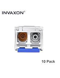 INVAXON 10 Pack 100% Compatible con Cisco GLC-LH-SMD GLC-LH-SM SFP-GE-L, Gigabit SFP Transceiver, 1000Base-LX LH, SMF, 1310nm, 6.2 mi
