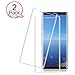 [2 Pack] Galaxy Note 8 Tempered Glass Screen Protector, Auideas [HD Clear][Anti-Bubble][Anti-Scratch][Anti-Fingerprint] Tempered Glass Screen Protector For Samsung Galaxy Note 8