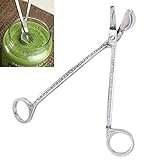 Tenflyer Silver Stainless Steel Candle Wick Trimmer Oil Lamp Scissor Cutter Snuffers