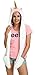 Plush Unicorn Adult Hood Hat with Scarf and Paw Pockets for Women White