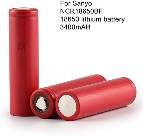KNL® 2pcs/lot Original 18650 3.7V 3400mAh For Sanyo batteries rechargeable Battery NCR18650BF safe batteries Industrial use