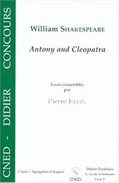 " Antony and Cleopatra", William Shakespeare