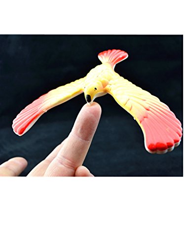 3 Pcs Cute Balancing Bird With Clear Triangle Stand (Colors May Vary) By C&H Solutions