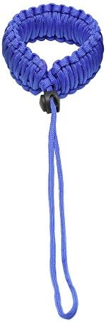 UFPhoto Camera Wrist Strap Hand Strap for DSLR Cameras Mirrorless Canon Nikon Sony Panasonic Cameras, Binocular Strap of 550-type Parachute Cord - Blue