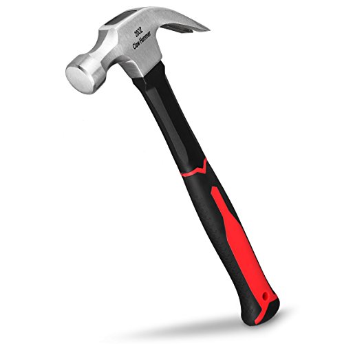 20oz Claw Hammer With Fiberglass Handle ,13.5inch - Thumbnail 7