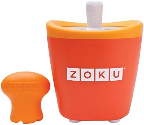 Zoku Single Quick Pop Maker, cast-aluminum, Orange