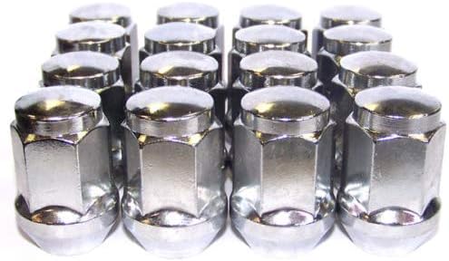 GEN2 Wheel Nuts 12x1.5mm Tapered 34mm Long 19mm Hex Chrome (16)