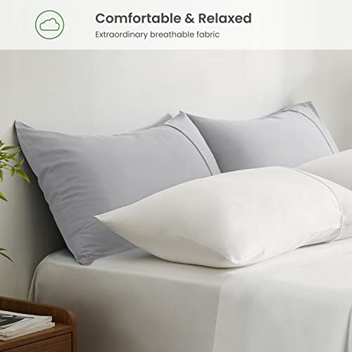 GOKOTTA Cooling Bamboo Sheets King, 100 Rayon from Bamboo Bed Sheets