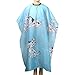 Forgun Kids Cartoon Dressing Cape Salon Gown Cover Barber Hair Cut Cloth Hairdresser (BLUE)