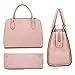 Women Structured Satchel Handbag Top Handle Purses Fashion Shoulder Bag with Fringed Tassel