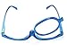 Blue Magnifying Glasses Makeup Reading Glass Folding Eyeglasses Cosmetic Degrees range: +3.0 by STCorps7
