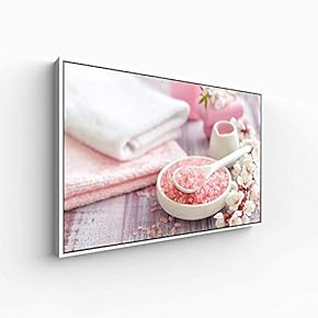 Floating Framed Canvas Wall Art for Living Room, Bedroom Spa Theme Canvas Prints for Home Decoration Ready to Hang - 16x24 inches