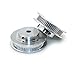 Witbot Aluminum gt2 Timing Pulley Bore 5mm Teeth 60 for 3D Printer 6mm Width gt2 Belt (Pack of 2pcs)
