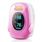 Children Fingertip Pulse Oximeter FDA certified pediatric pulsioximetro for child kids baby (Pink) … …