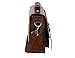 ECOSUSI Women Faux Leather Vintage Small Satchel Bag Crossbody Purse