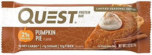 Quest Nutrion Protein Bars Mix & Match Your Favorite Flavors (Pumpkin Pie)