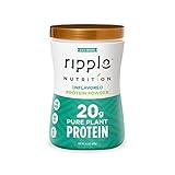 Ripple Vegan, Dairy-Free Protein Powder, Unflavored