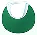 Extra Wide Brim Cloth Visor w/ Velcro Closure (Black)