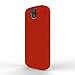 Wireless PROTECH Compatible with/Replacement for Durable Slim Flex Case for Kyocera DuraForce Pro, Phone Models E6810, E6820 and E6830 (Red)
