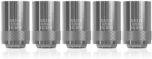 5pcs Replacement C-o-i-l-s 0.5/0.6ohm C-o-i-l for E-G-O A-I-O (0.5ohm)
