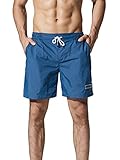 Neleus Men's Lightweight Swim Trunks Beach Shorts