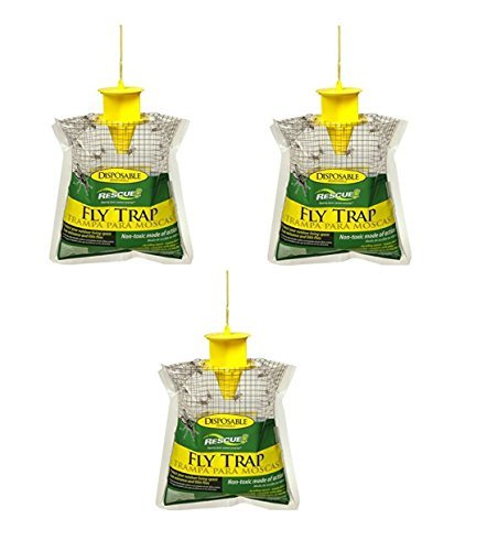 Sterling Rescue Outdoor Disposable Fly Catcher, Control Trap with Attractant, Insecticide Free (3 Pack) Sterling Rescue Outdoor Disposable Fly Catcher, Control Trap with Attractant, Insecticide Free (3 Pack)