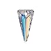 Swarovski # 6480/18mm/CrystalAB/48PC Beads, Crystal AB