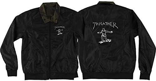 Gonz Reversible Black/Camo Coaches Jacket - X-Large