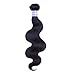 ALi Queen 1 Bundle Brazilian Remy Hair Body Wave Human Hair Extensions Natural Black Color 100g (18 inches)