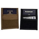 Tactical Notebook Covers Detachable Passport Pouch