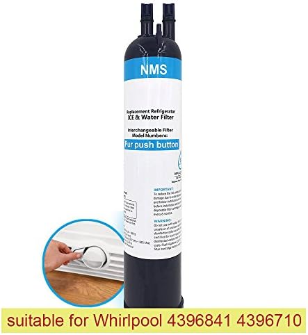 Compatiable 4396710 4396841 P Refrigerator Water Filter Pur Push Button Compatible