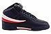 Fila Boys' F-13 Hi-Top Sneakers - Navy/Multi, 6 Youth