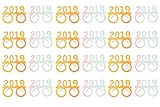 Paper Party Glasses - 24-Pack New Years 2019 Eyeglasses, Iridescent Holographic Design, Fun Novelty Photo Booth Props, Party Favors Supplies, Reflective Colors, 5.7 x 4.2 x 5 Inches