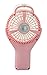 Topwell Handheld Mini USB Misting Fan Water Spray Fan Rechargeable Portable Personal Cooling Mist Humidifier Fan (Pink)