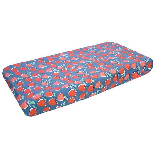 Copper Pearl Knit Changing Pad Cover