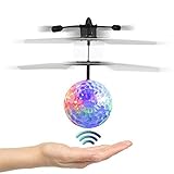 Flying Ball,Children Flying Toys, RC Drone Helicopter Ball Built-in Shinning LED Lighting for Kids, Teenagers - RC Toy for Children-VENAS