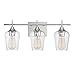 Savoy House 8-4030-3-11 Octave Bohemian Clear Glass Bathroom Vanity Wall Light, 3-Light 180 Total Watts, 10
