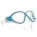 HiCool Pro Swimming Goggle Mask with Anti-Fog and UV Protection Mirrored lenses for Adult Man and Woman (Blue/Clear)