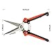 AOFU Classic Pruning Shears, Razor Sharp Bypass Secateurs - Premium Hand Pruner, Tree Trimmer, Gardening Shear, Garden Clippers with Ergonomic Too (RED)