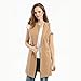 Biovan Women's Wool Blend Sleeveless Long Vest Jacket Longline Slim Waistcoat