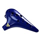 12 Hole Plastic Tenor Ocarina with Zelda Songbook