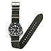 Benchmark Basics Leather Watch Band - Crazy Horse Oiled Leather One-Piece Watch Straps for Men & Women - 18mm, Dark Green