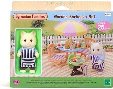 sylvanian families garden barbecue set