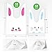 Dekero Kids Party Bags,108pcs 2 Size 25 Types of Patterns for Kids Birthday Christmas Goodies Cute Rabbit plasticbags USE for Gift,Candies,Small Toys,Chocolates,Ornament,Hairpin,Food,Cookie,Dessert