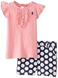 Izod Baby Girls' Girls' 2 Piece Short Set