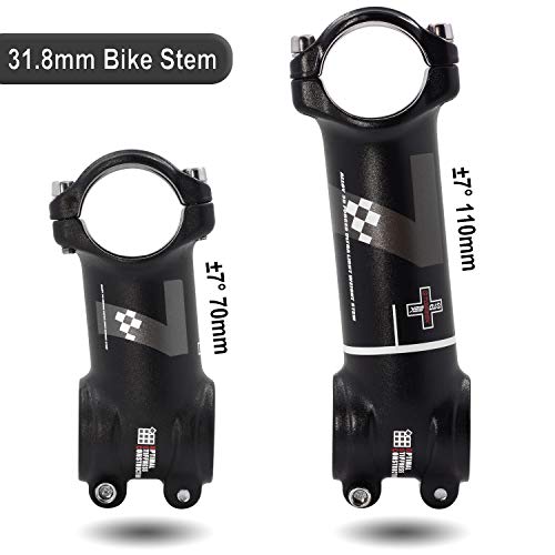 Acekit 31.8mm Bike Stem 7 Degree 110mm 3D Aluminium Alloy Light