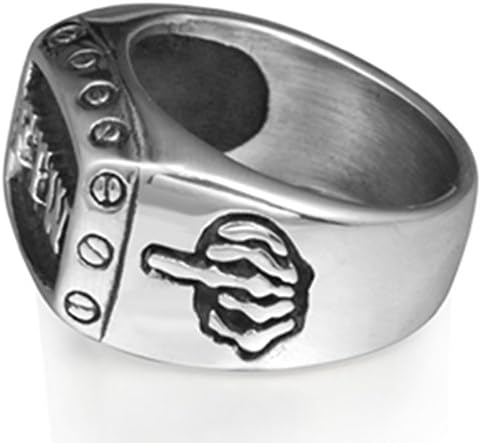 Size 7-15 Retro Vintage FTW Biker Middle Finger Ring
